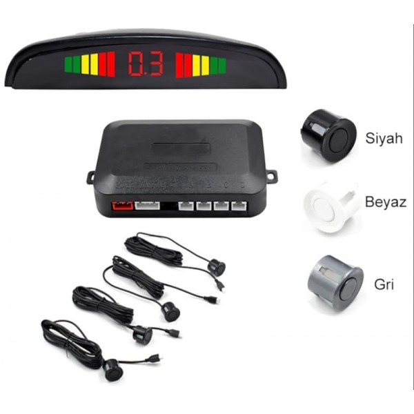 MFK LED EKRANLI PARK SENSÖRÜ-GRİ MFK LED EKRANLI PARK SENSÖRÜ-GRİ