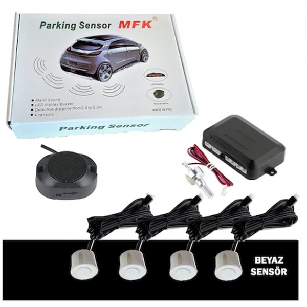 MFK SESLİ PARK SENSÖRÜ-BEYAZ MFK SESLİ PARK SENSÖRÜ-BEYAZ